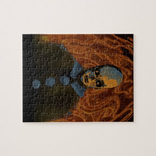 Orange Skull Puzzle (Horizontal)