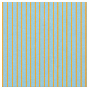 Orange & Sky Blauer Farbmuster der Streifen Stoff