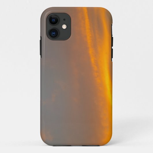 Orange Sky Case-Mate iPhone Hülle (Rückseite)