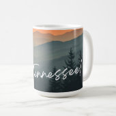 Orange Sky im Smoky-Gebirge Kaffeetasse (VorderseiteRechts)