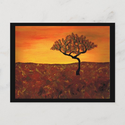 Orange Sky Postkarte (Vorderseite)