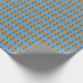 Orange Sky Wrapping Paper Geschenkpapier (Ecke)