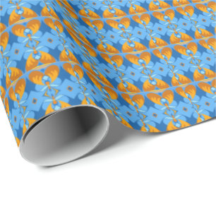 Orange Sky Wrapping Paper Geschenkpapier