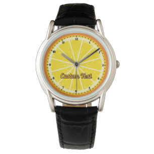 Orange Slice Armbanduhr