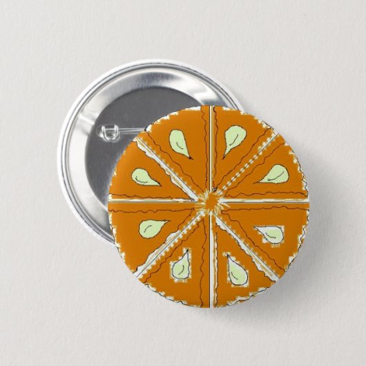 Orange Slice Button (Vorne & Hinten)
