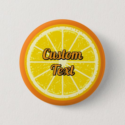 Orange Slice Button (Vorderseite)