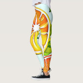 Orange Slice: Citrus Art Leggings (Links)