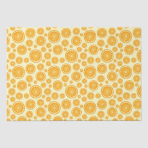Orange Slice Citrus Frucht Seidenpapier