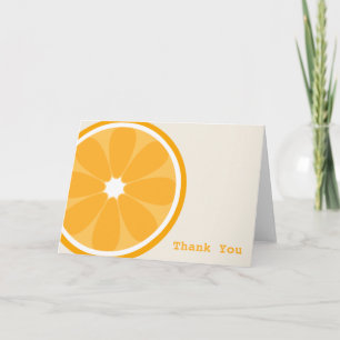 Orange Slice Dankeschön Card Dankeskarte