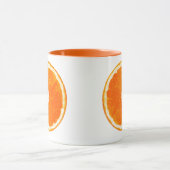 Orange Slice Digital Painting Tasse (Zentrum)