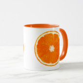 Orange Slice Digital Painting Tasse (VorderseiteRechts)