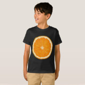 Orange Slice Erfrischung Frucht T-Shirt (Vorne ganz)