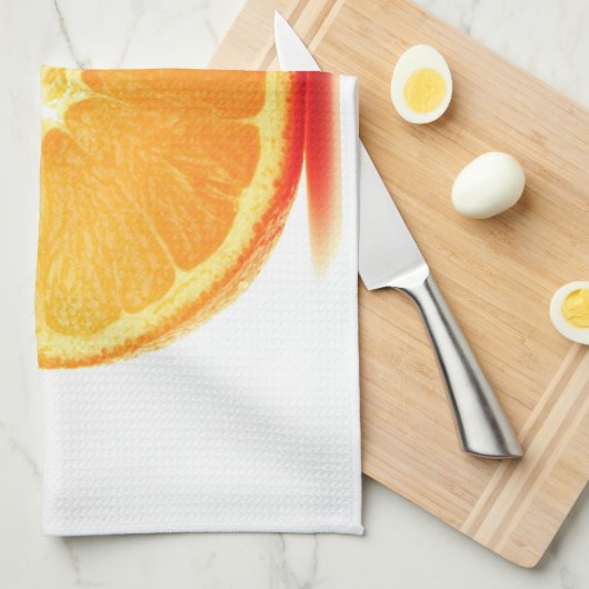 Orange Slice Geschirrtuch (Viertel Falte)