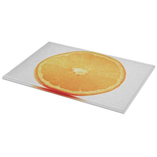 Orange Slice Glas Cutting Board Schneidebrett (Ecke)