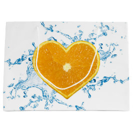 Orange-Slice Große Geschenktüte