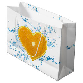 Orange-Slice Große Geschenktüte