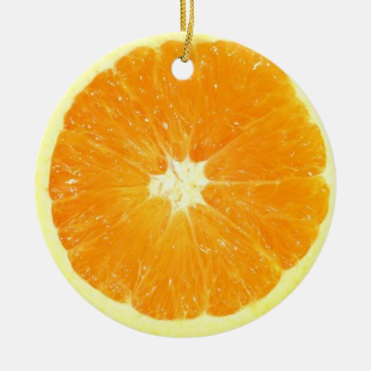 Orange Slice Keramikornament (Vorne)
