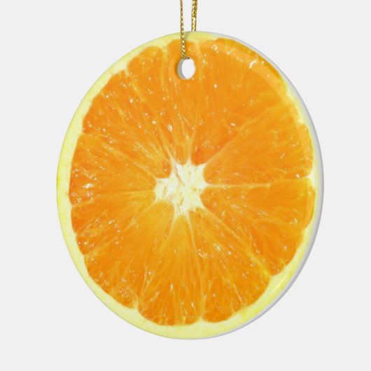 Orange Slice Keramikornament (Links)
