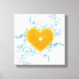 Orange-Slice Leinwanddruck