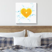Orange-Slice Leinwanddruck (Insitu (Schlafzimmer))