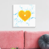 Orange-Slice Leinwanddruck (Insitu (Wohnzimmer))
