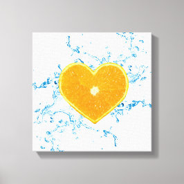 Orange-Slice Leinwanddruck