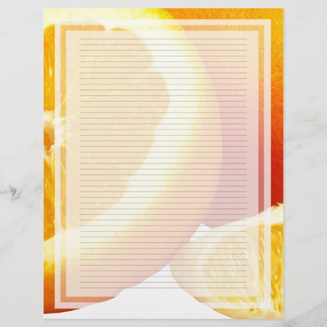 Orange Slice Linde Letterhead (Vorderseite)