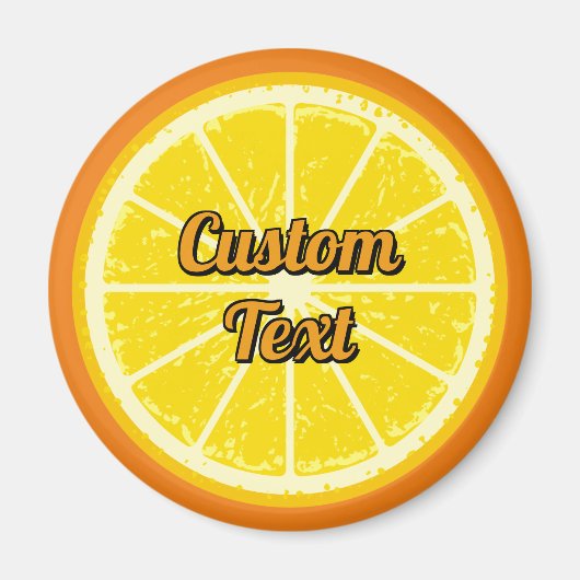 Orange Slice Magnet (Vorne)