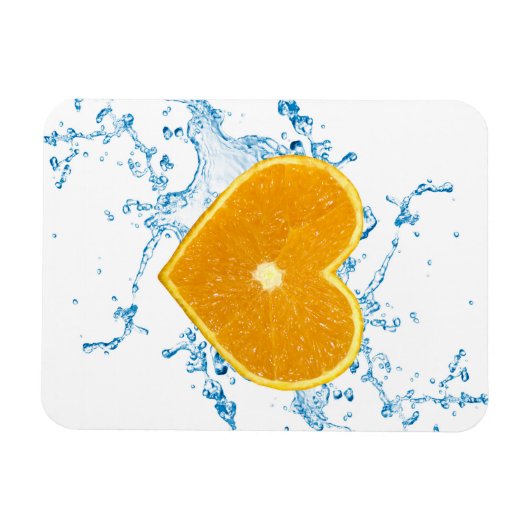 Orange-Slice Magnet (Horizontal)