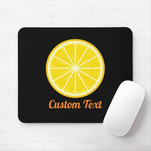 Orange Slice Mousepad (Mit Mouse)