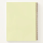 Orange Slice Muster Spiral Notebook Notizblock (Rückseite)