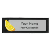 Orange Slice Namenschild (Vorderseite)
