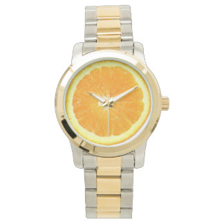 Orange Slice Novelty Food Armbanduhr