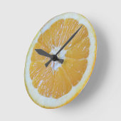 Orange Slice Novelty Runde Wanduhr (Winkel)