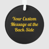 Orange Slice Ornament (Rückseite)