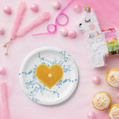 Orange-Slice Pappteller (Party)