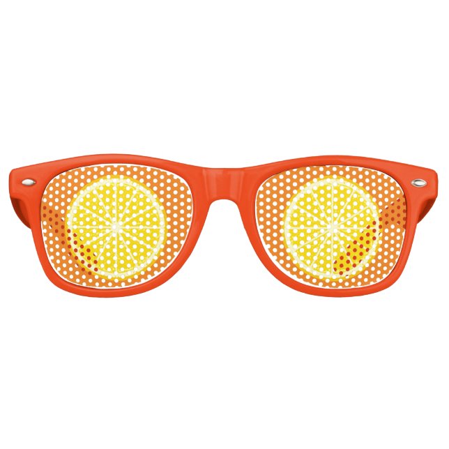 Orange Slice Partybrille (Vorderseite)