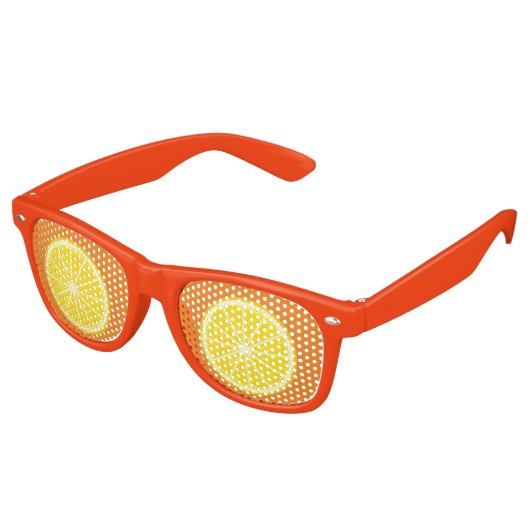 Orange Slice Partybrille (Schrägansicht)