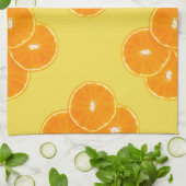 Orange Slice Pattern Handtuch (Gefaltet)