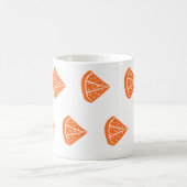 Orange Slice Pattern Kaffeetasse (Mittel)