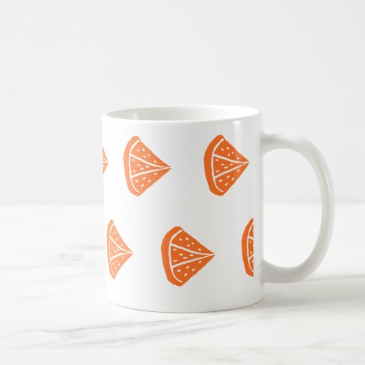 Orange Slice Pattern Kaffeetasse (Rechts)