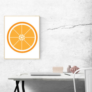 Orange Slice Poster