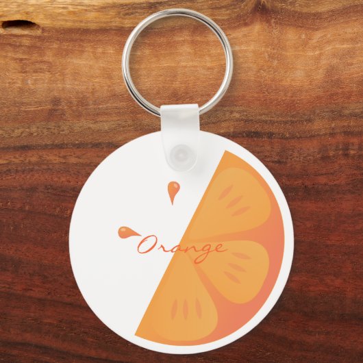 Orange Slice Schlüsselanhänger (Vorderseite)