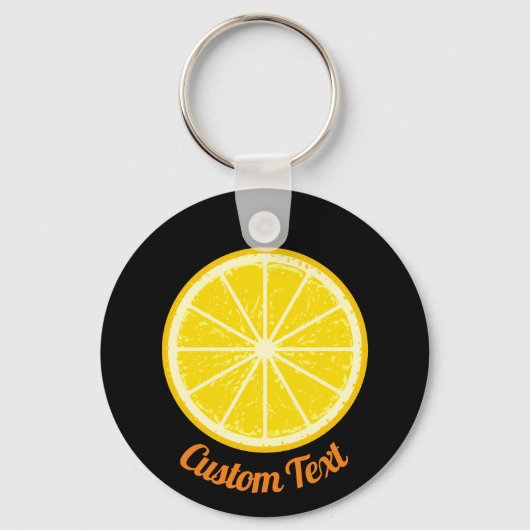 Orange Slice Schlüsselanhänger (Vorderseite)