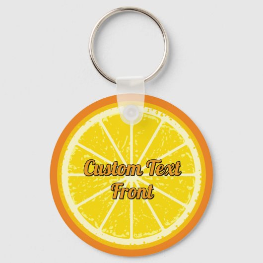 Orange Slice Schlüsselanhänger (Vorderseite)