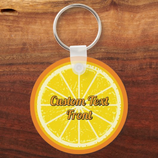 Orange Slice Schlüsselanhänger (Vorderseite)