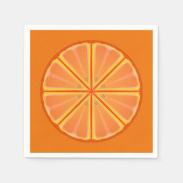 Orange Slice Serviette