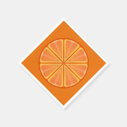 Orange Slice Serviette (Ecke)