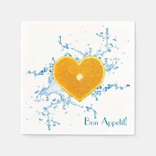 Orange-Slice Serviette (Vorderseite)