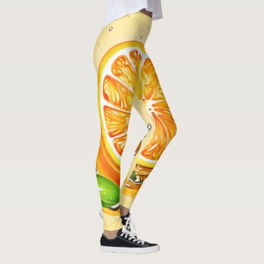 Orange Slice Splash Leggings (Rechts)